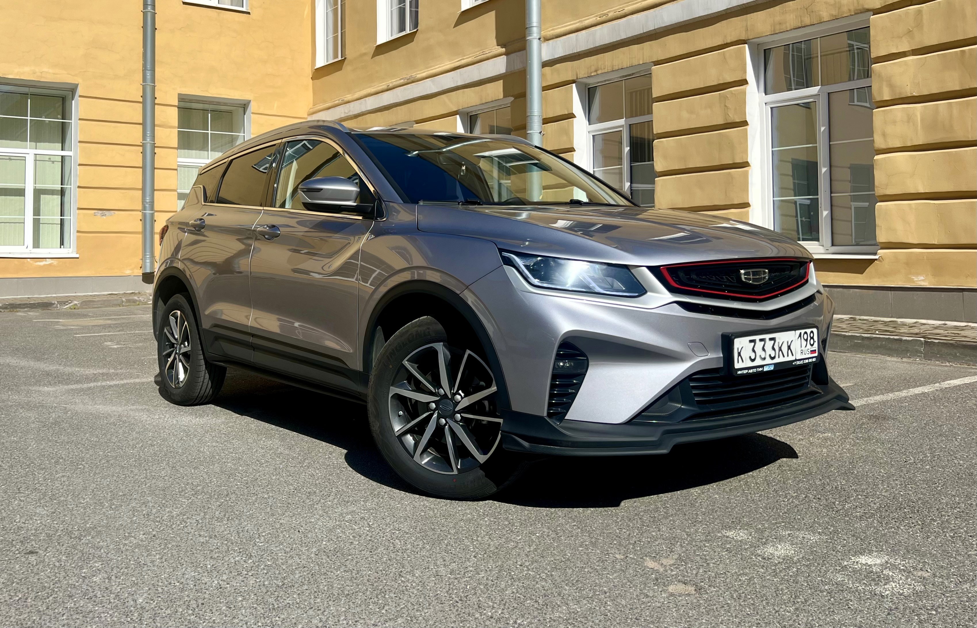 Geely Coolray на сервисной базе